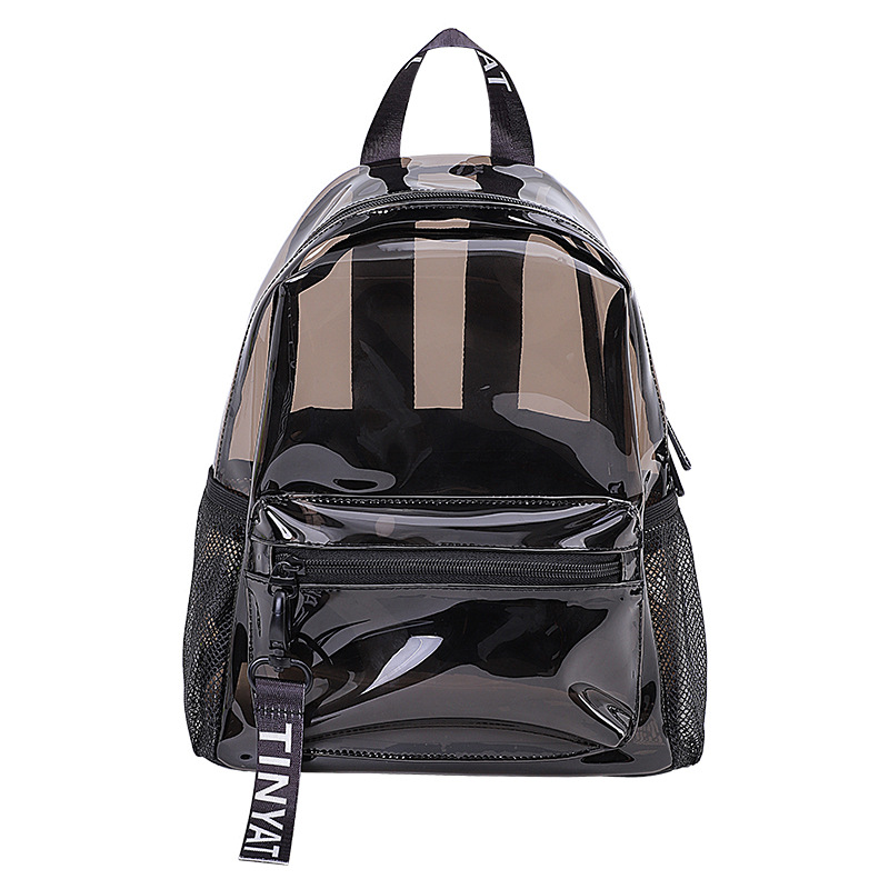 Black Clear Backpack