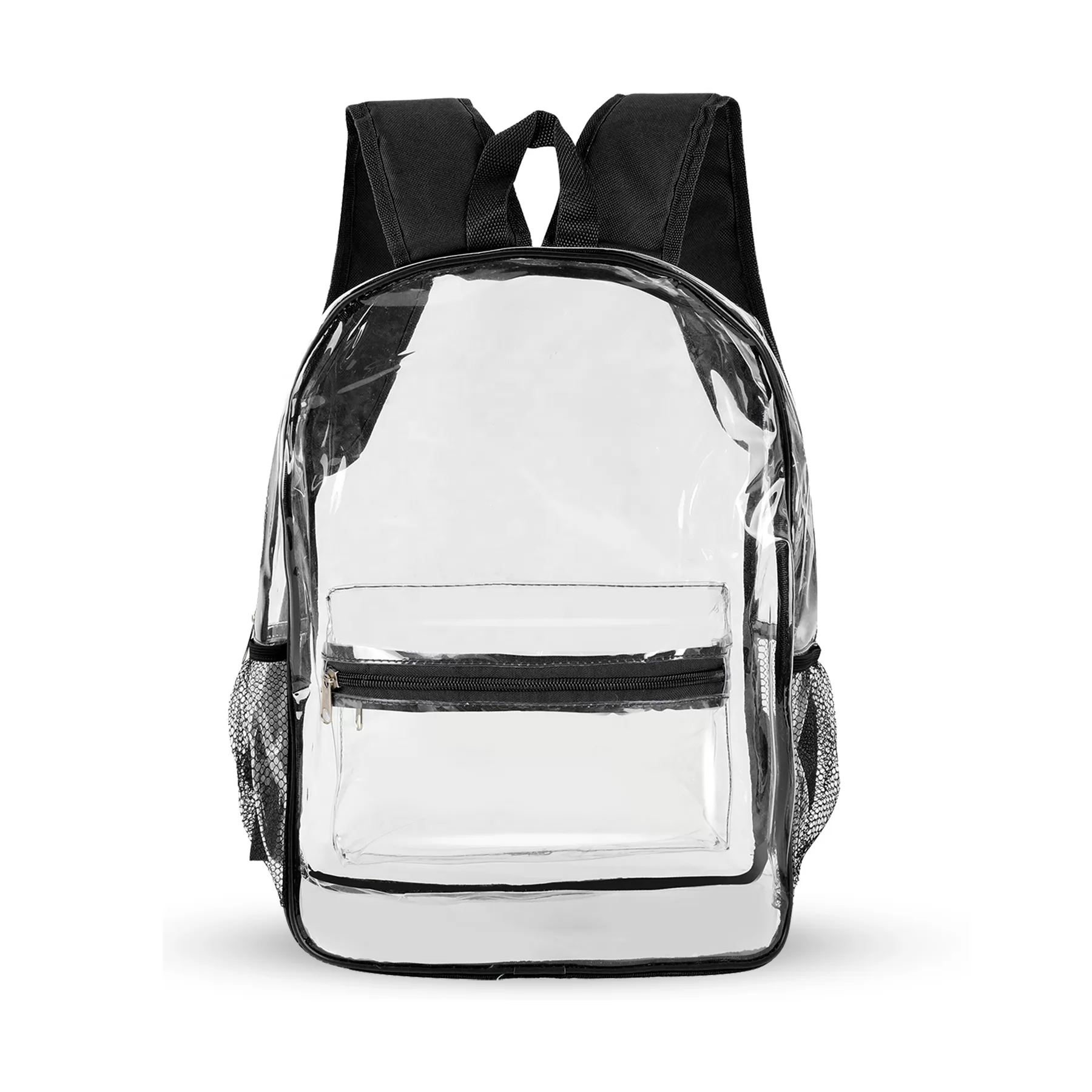 Transparent Casual High School Student PVC Book Bag