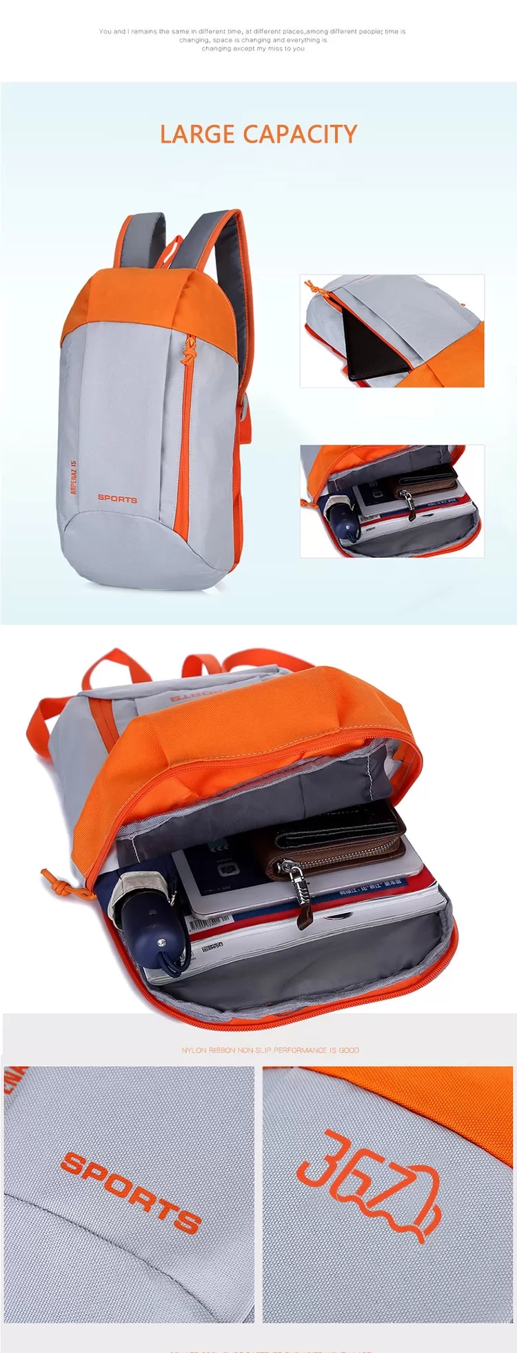 15.6 inch Polyester Travel School Laptop Backpack