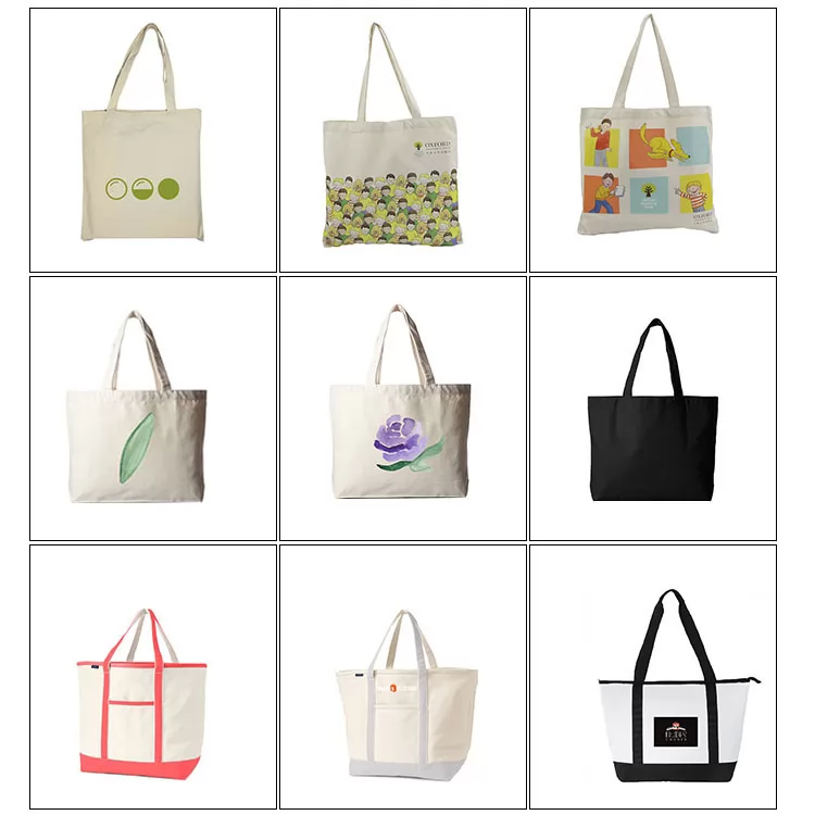 Blank canvas tote bags wholesale