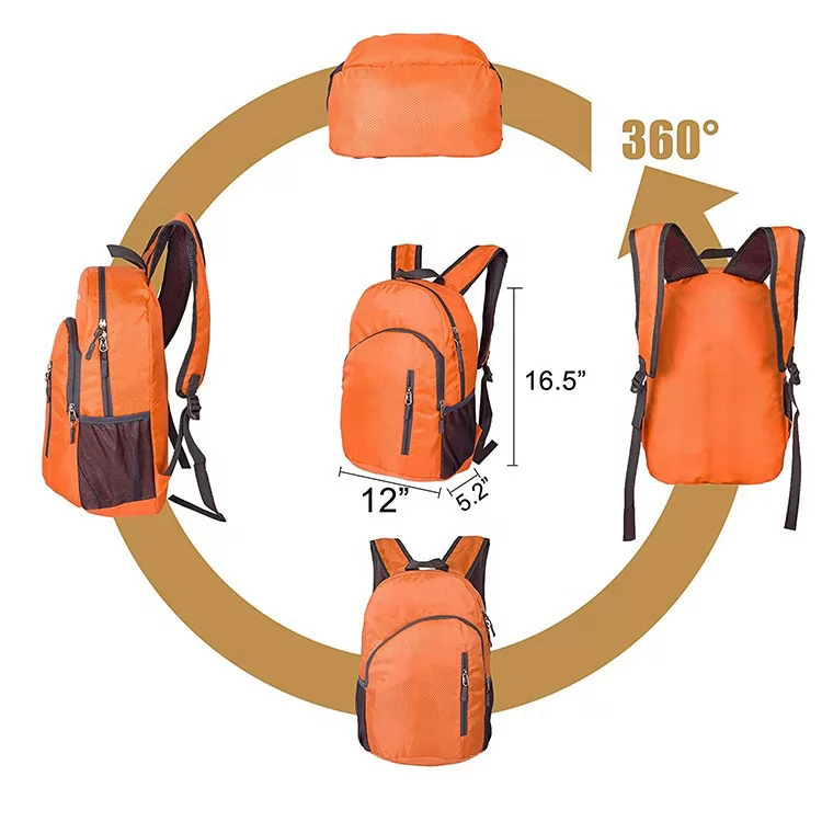  Nylon Travel Foldable Backpack